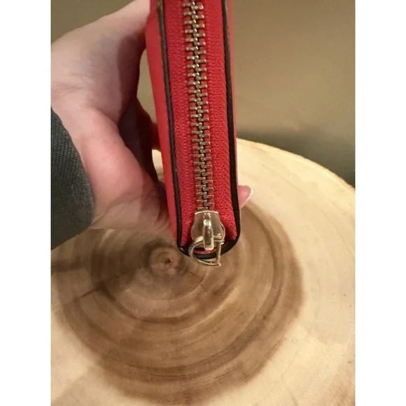 Kate Spade New York Laurel Way Neda Zip Around‎ Wallet in Deep Red MSRP $189 - Picture 10 of 11